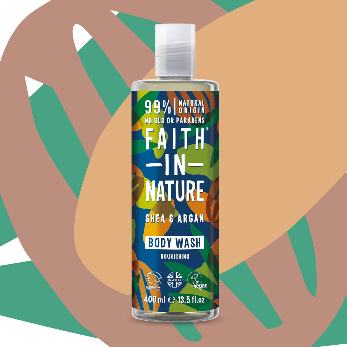 Faith In Nature Shea & Argan Body Wash 400 ml