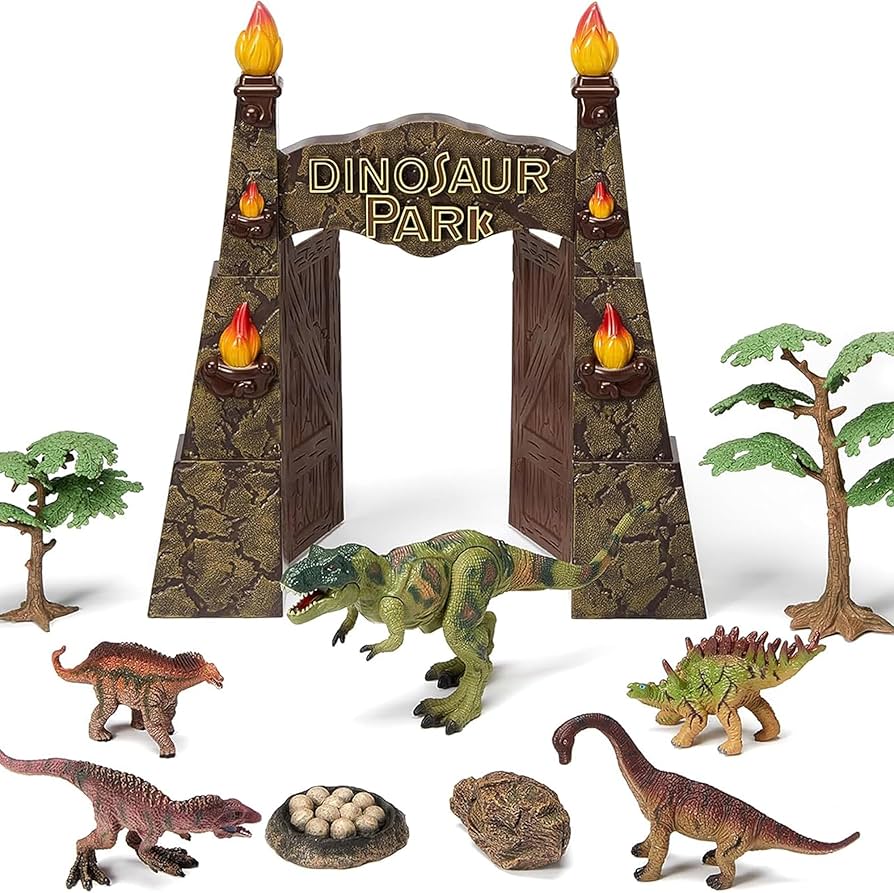 Dinosaur Park - Dinosaurer, Planter, Figur og Køretøjer