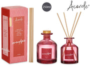 Acorde - 250 ml Duftvæske glas med duftpinde gaveæske pomegranate