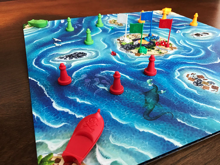 Bermuda Pirates magnetisk brætspil (se video)
