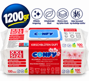 Confy XXL 100 Rengøringsklude – Cherry Blossom – 100 stk. / 1200 g