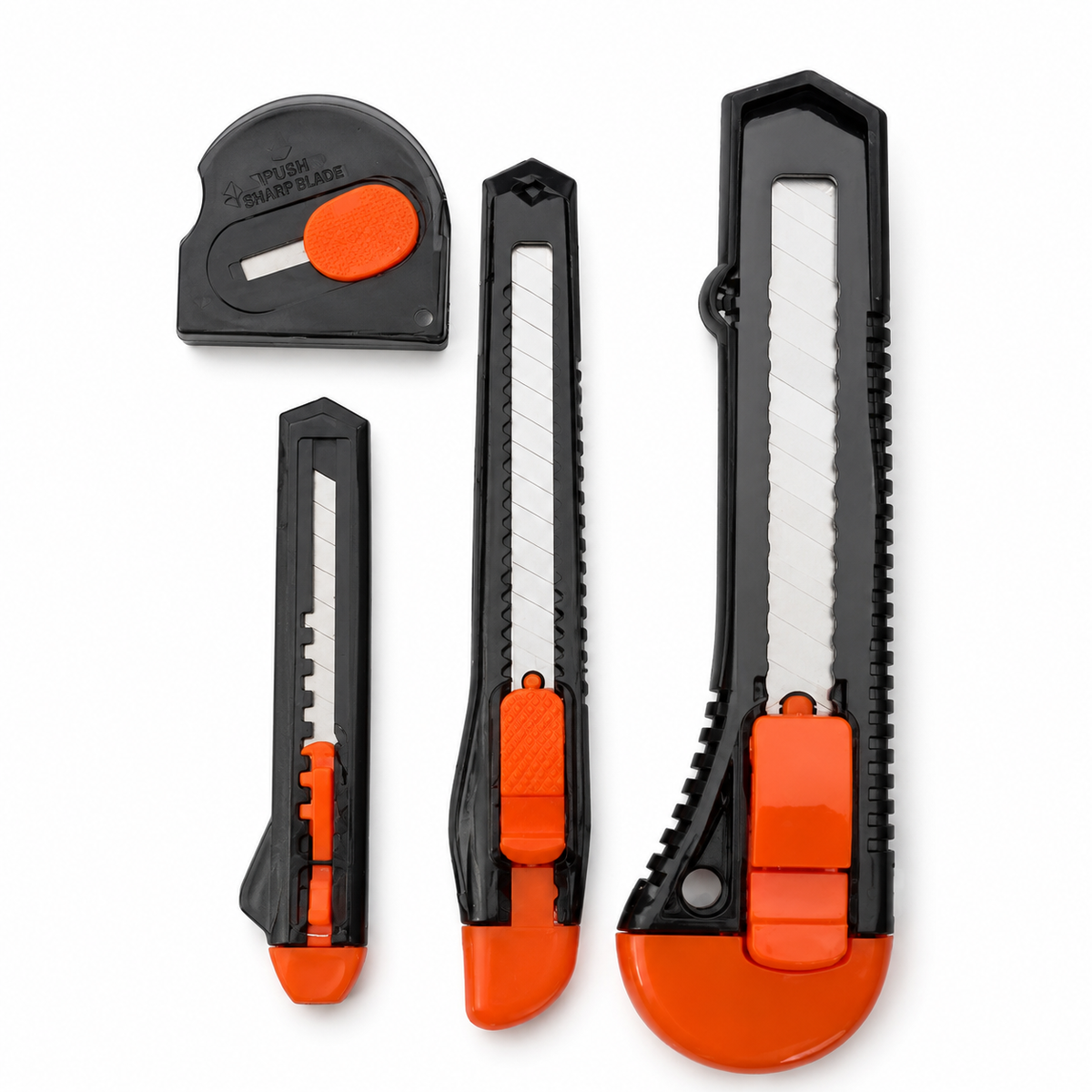 Knivsæt med Hobbyknive og Skraber – 4 Dele