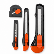 Knivsæt med Hobbyknive og Skraber – 4 Dele