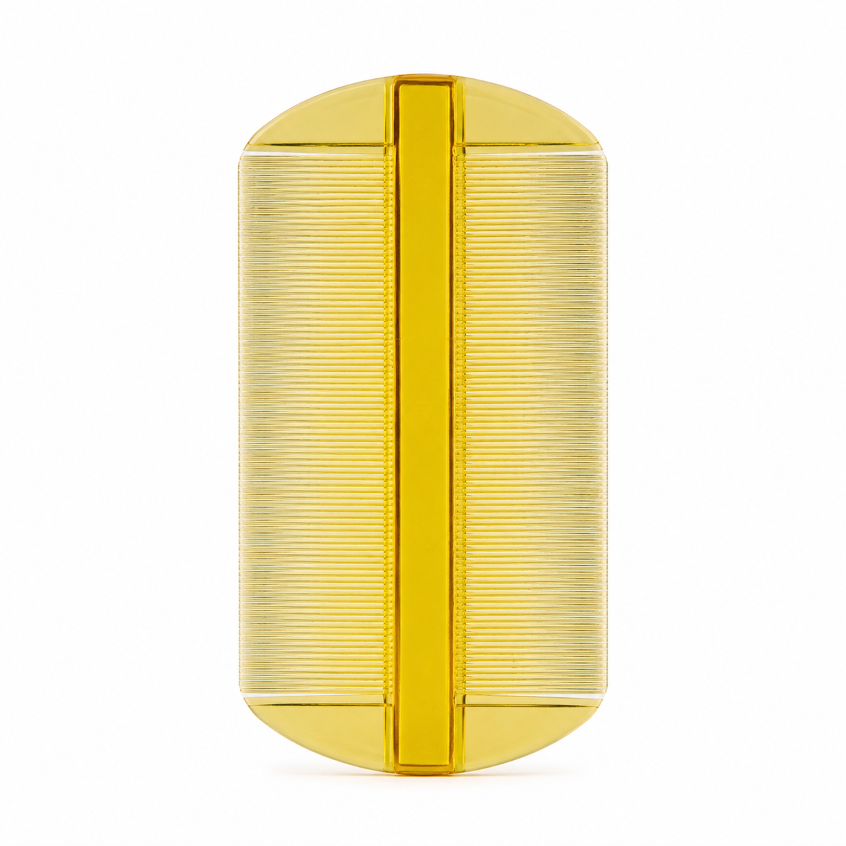 Tættekam – 11 cm Transparent Gul