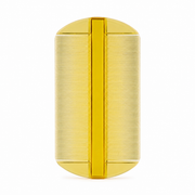Tættekam – 11 cm Transparent Gul