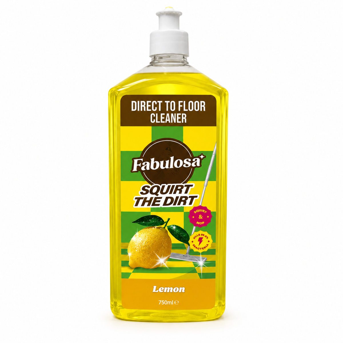 Fabulosa Squirt The Dirt Gulvrens Lemon – 750 ml