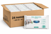 Kasse med 24 pakker - DeepFresh Baby Vådservietter Sensitive
