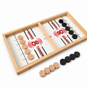 Shuffleboard Bordspil i Træ – Strategisk Familiespil