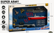 Super Army Militærsæt med Skib, Ubåd og Jagerfly