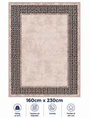 Stilrent tæppe 160x230 cm, Blush Elegance