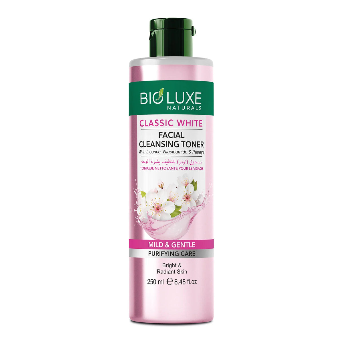 BioLuxe Ansigts renser Toner (250ml) – Mild & Skånsom Rensepleje