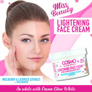 Cosmo Glow White Lightening Ansigts Creme – 250 ml