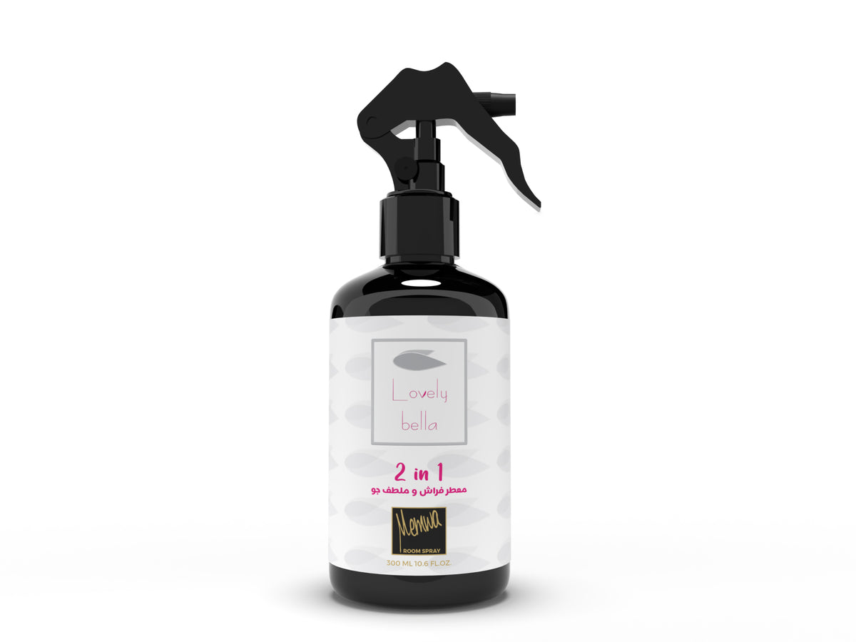 Memwa 2-i-1 Luftfrisker & Tekstil Spray – 300 ml (Lovely Bella)