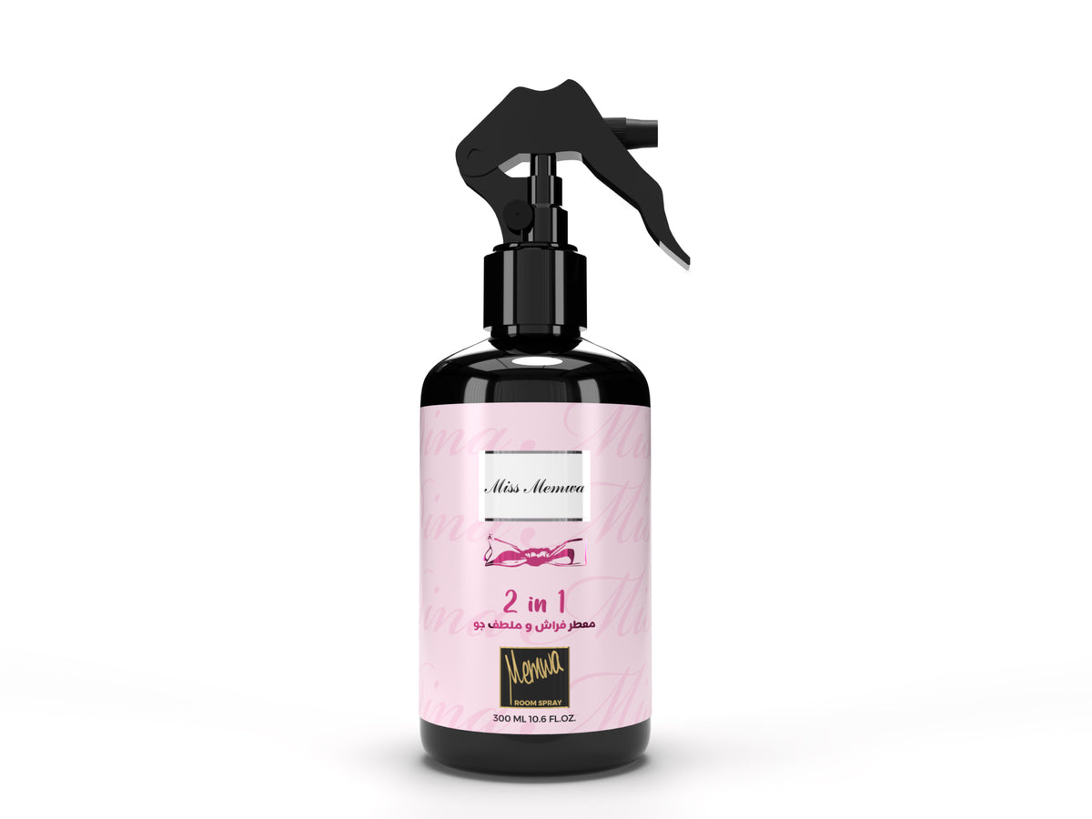 Memwa 2-i-1 Luftfrisker & Tekstil Spray – 300 ml (Miss Memwa)