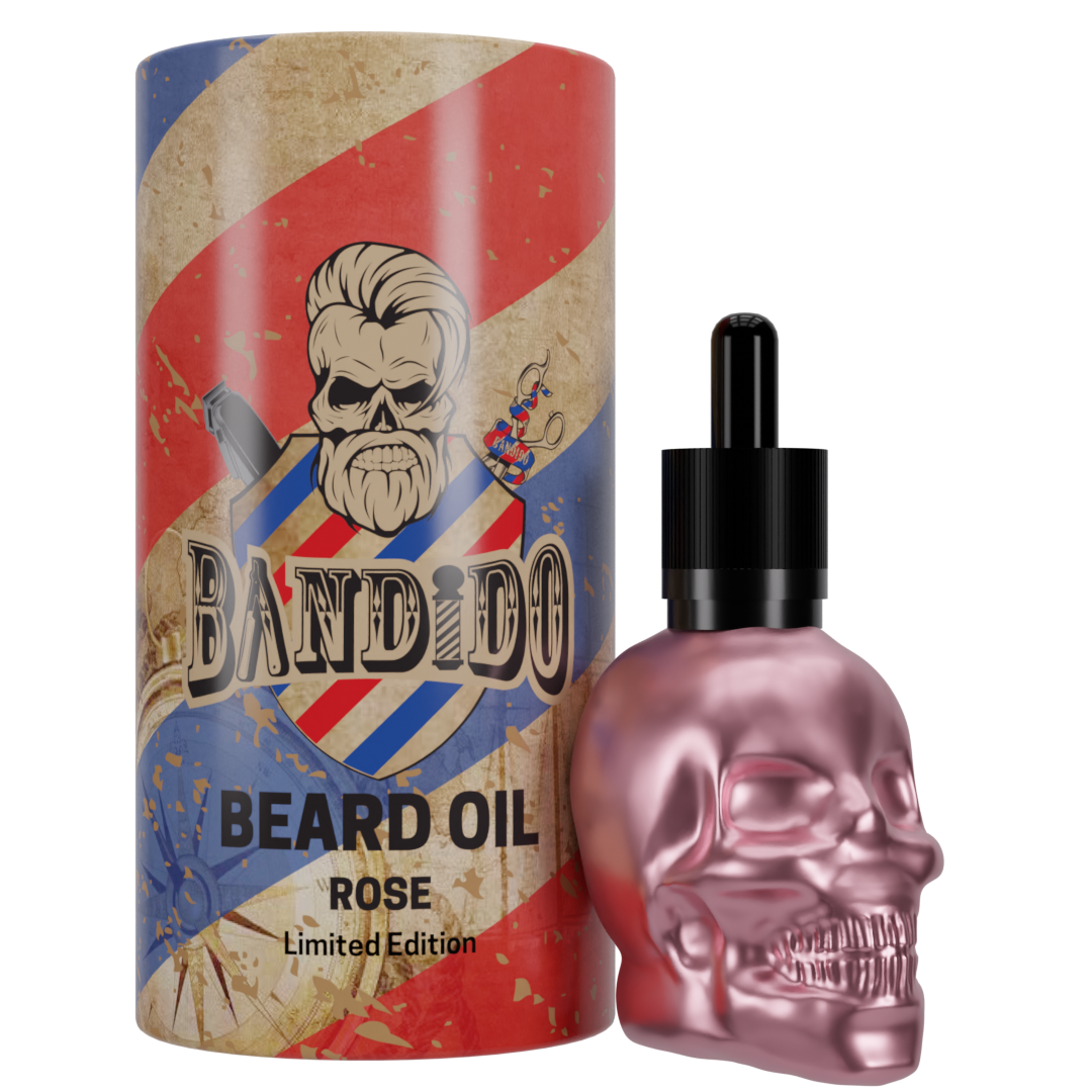 Bandido Beard Oil Rose Limited Edition – Skægolie med Rosenduft