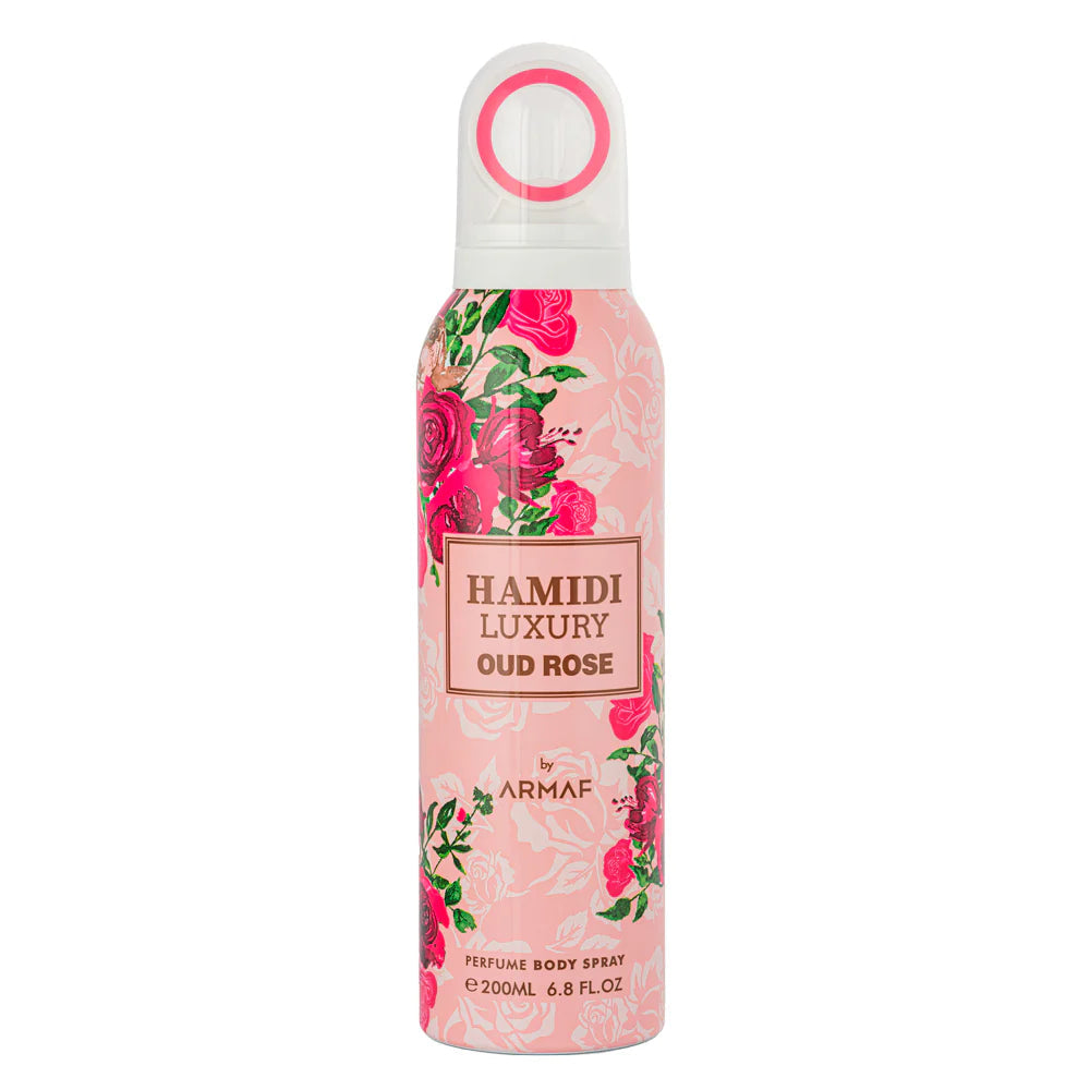 Hamidi Luxury Oud Rose Kropsspray 200 ml – Eksklusiv Unisex Duft