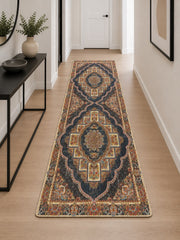 Royal Noir Løber 100x300 cm – Klassisk Orientalsk Design