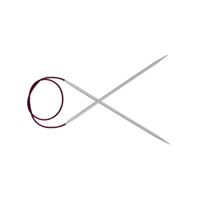 KnitPro Basix Alu. Rundpinde 60cm 5.50mm