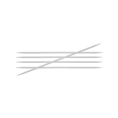 KnitPro Basix Alu. Strømpepinde 15cm 2.25mm