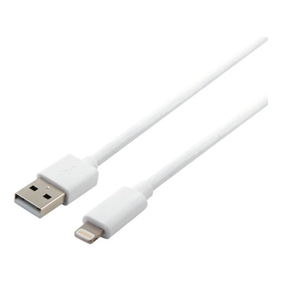 Essentials, USB-A - Lightning MFI kabel, 3m, hvid