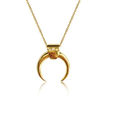 Everneed Luna moon halskæde – guld ⎮ 1348100004092 ⎮ EV_000266 