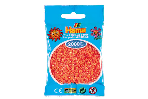 Hama mini perler abrikos 