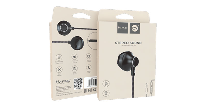 Marvo - Stereo Høretelefoner AUX stick