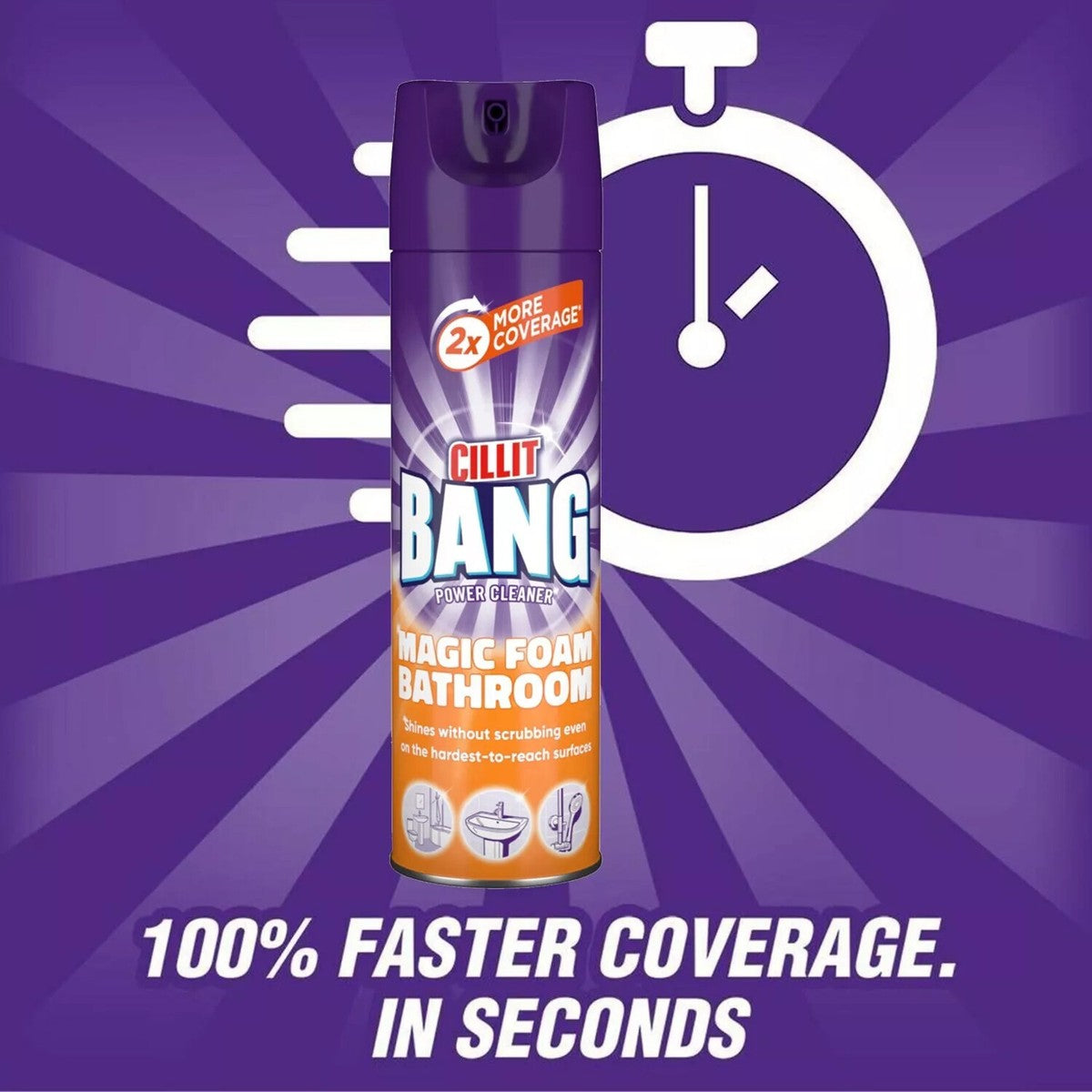 Cillit Bang Magic Foam Bathroom – 600 ml