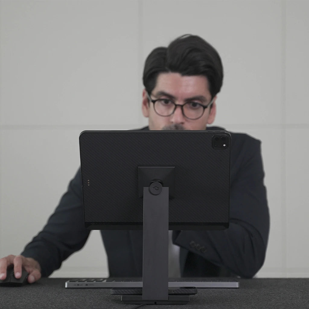 Pitaka MagEZ iPad Stand – Tabletstander (magnetisk) med trådløs oplader