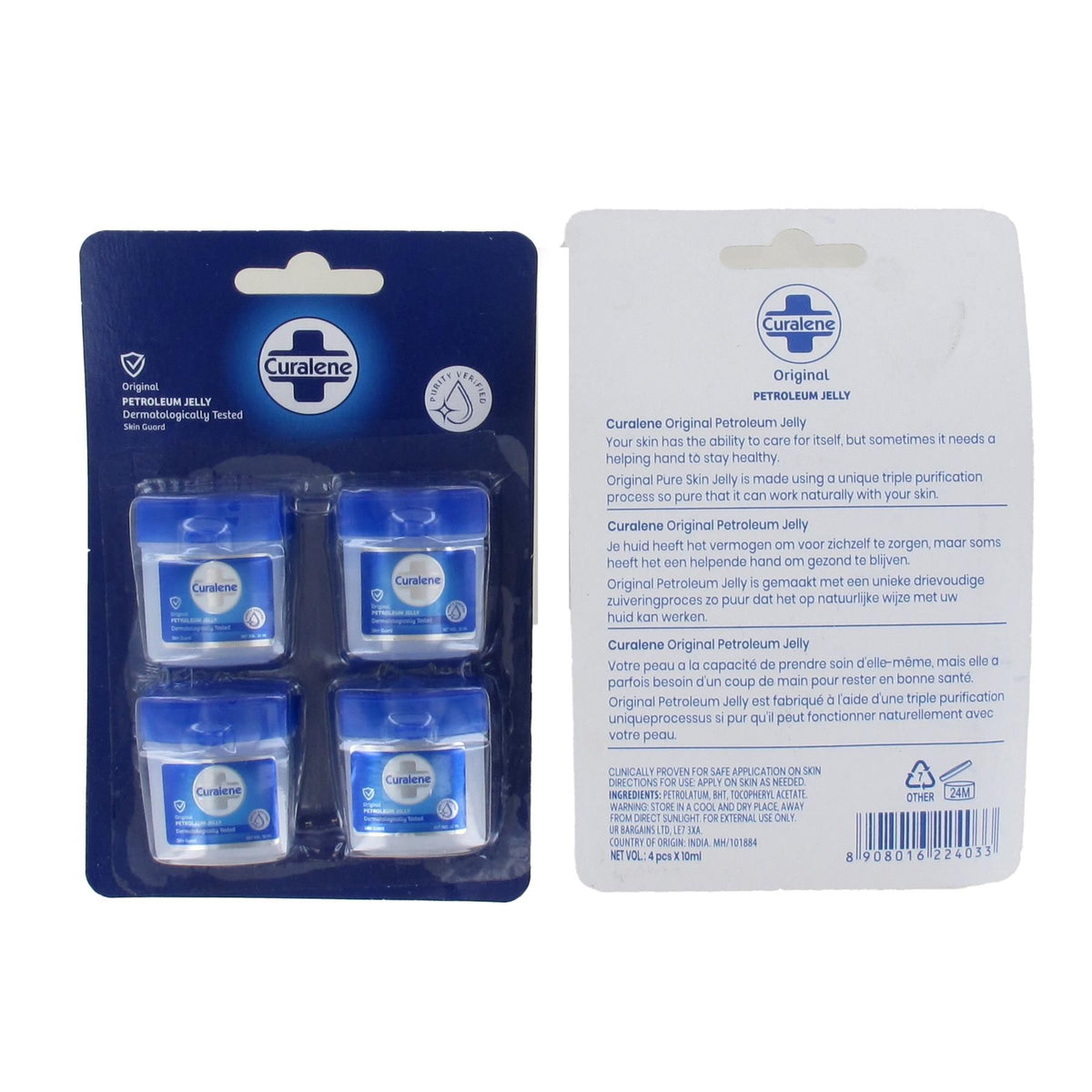 Curalene Oris Original Petroleum Jelly 4 x 10ml
