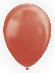 Fiesta - 10 balloner metallisk metallisk kobber farve 30cm - dullarstore.com