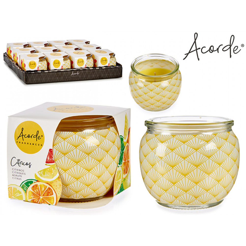 Acorde - Duftlys i glas Citrus mix aroma - dullarstore.com