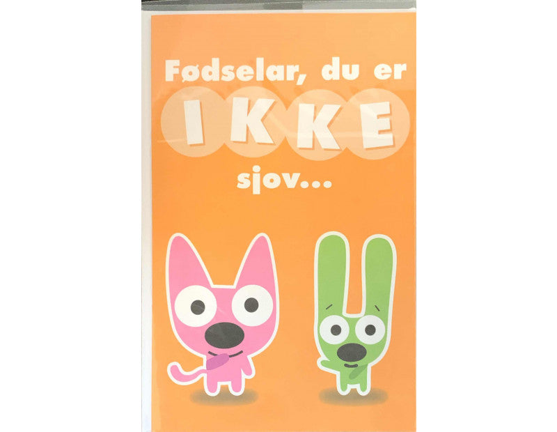 Kort - Fødselsdag