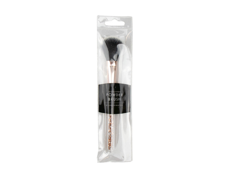 Rose Gold Jewelled Powder Brush - dullarstore.com