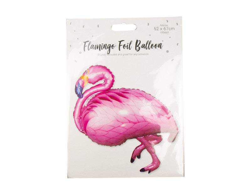 Brightly Coloured - Flamingo Foil Balloon - dullarstore.com
