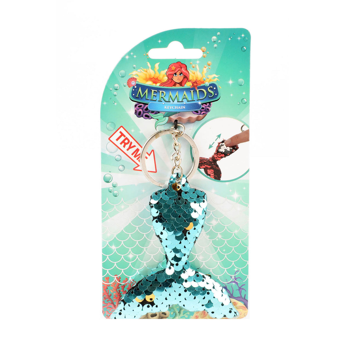 Toitoys - Havfruehale Sequins Nøglering