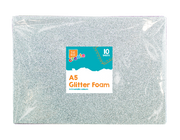 A5 Glittered Foam Sheets - 10 Pack - dullarstore.com