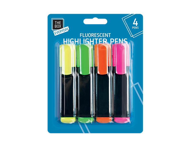 Neon Highlighter Penne - 4 Stk - dullarstore.com