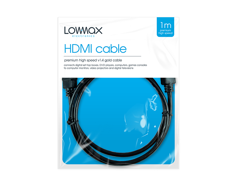 Lowmax - Hdmi Kabel 1m - dullarstore.com