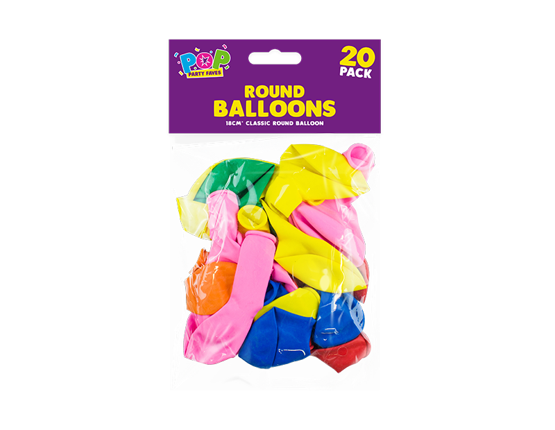 Runde Balloner - 20 Stk - dullarstore.com