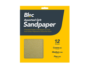 Assorteret Grit Sandpapir - 12 Ark - dullarstore.com