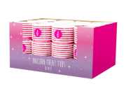 Unicorn Party Treat Tubs - 8 Pakke (Med Pdq) - dullarstore.com