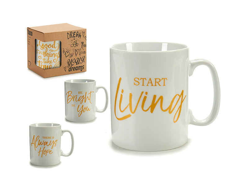 Taza Kop m. Skrift
