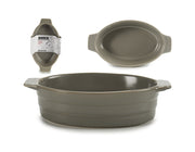 Oval casserole grey - dullarstore.com