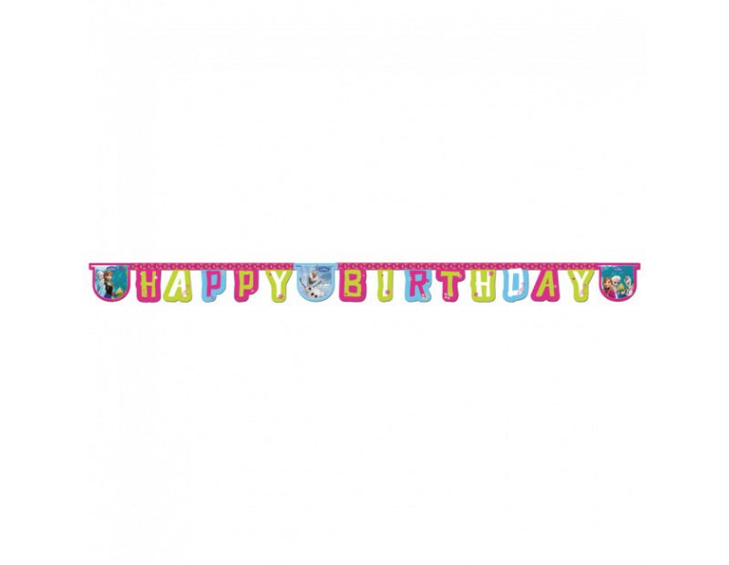 Disney - Frozen Fødselsdags Banner - dullarstore.com