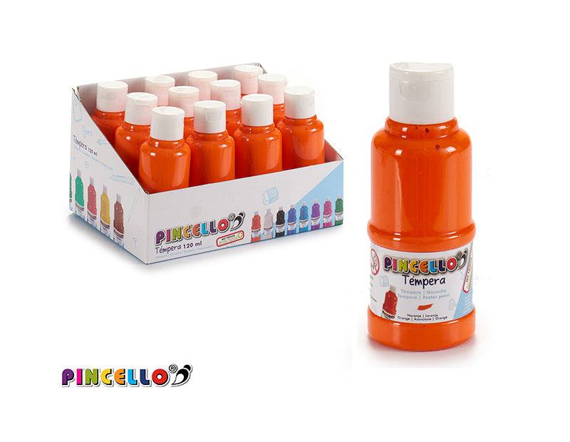 Poster paint pot 120 ml orange - dullarstore.com