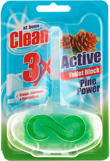 At Home Clean - Toilet Block 40gr - Pine - dullarstore.com