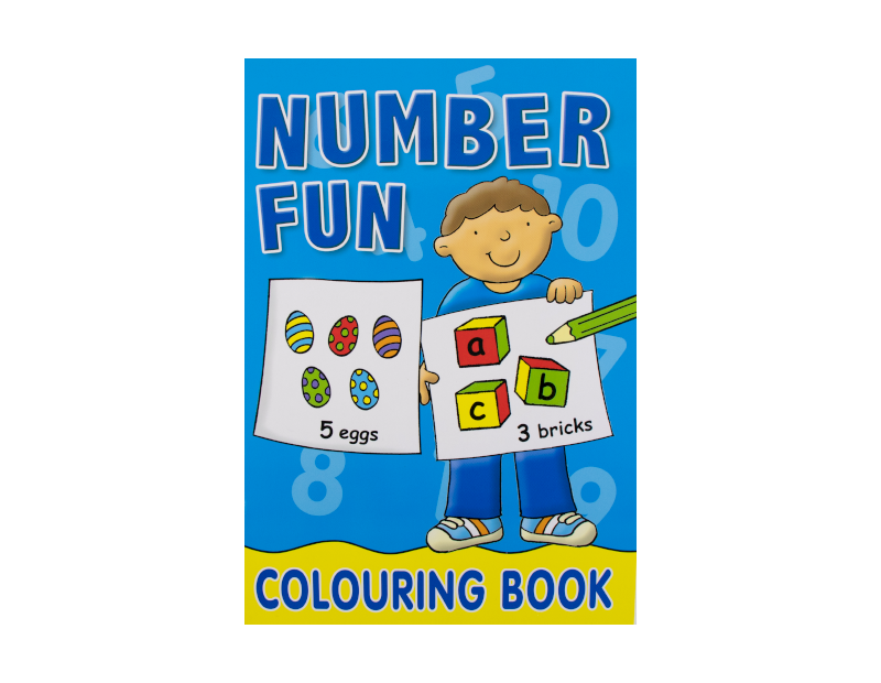 Number & Alphabet Fun - Farvebog - dullarstore.com