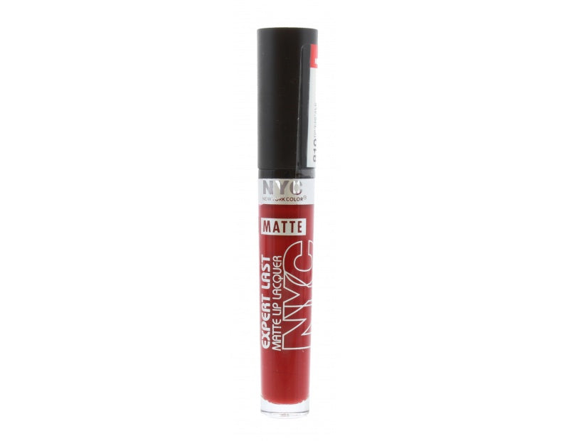 Nyc Expert Last Lip Lacquer Matte Red - dullarstore.com