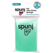 Spunj - Ultra tørstig special svamp  12x8x2,5cm Grøn